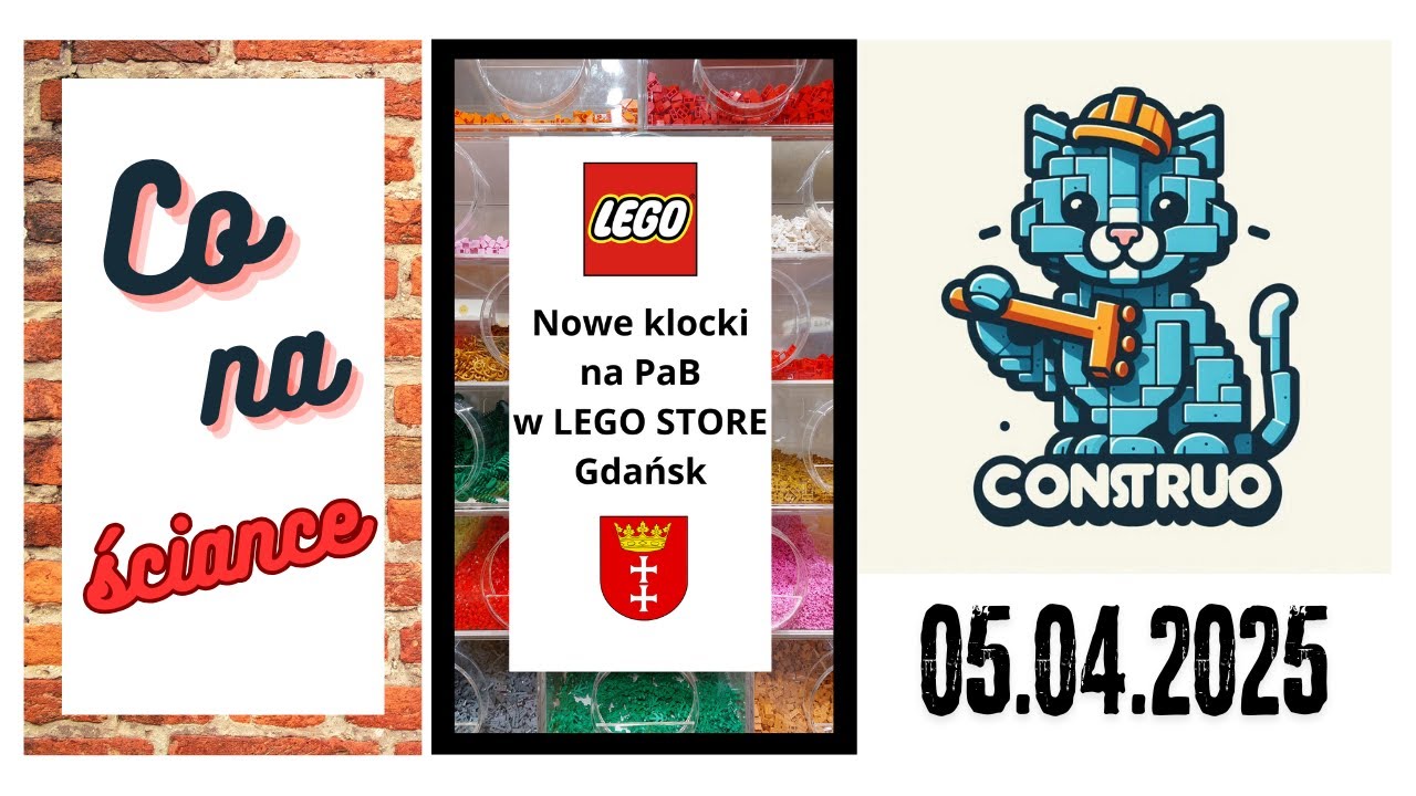 Co na ściance - nowe klocki w LEGO Store Gdańsk