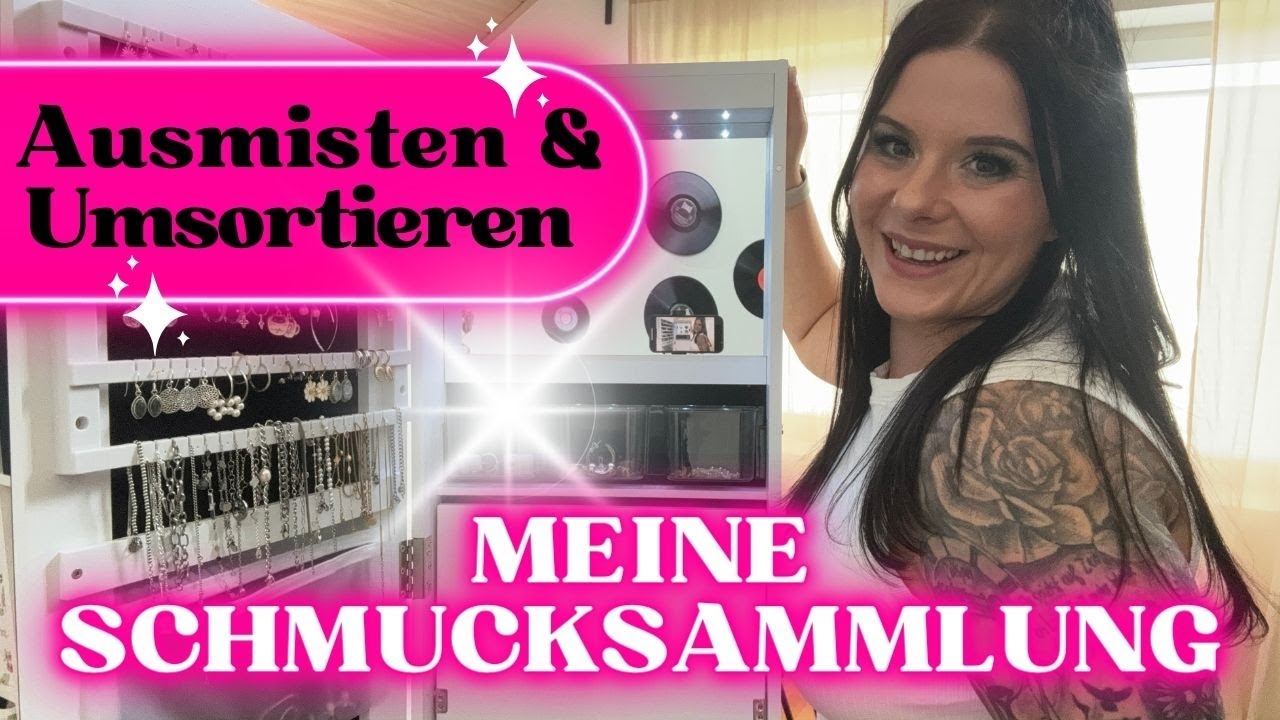 Meine SCHMUCKSAMMLUNG ✨ ausmisten & umsortieren | Songmics Schmuckschrank