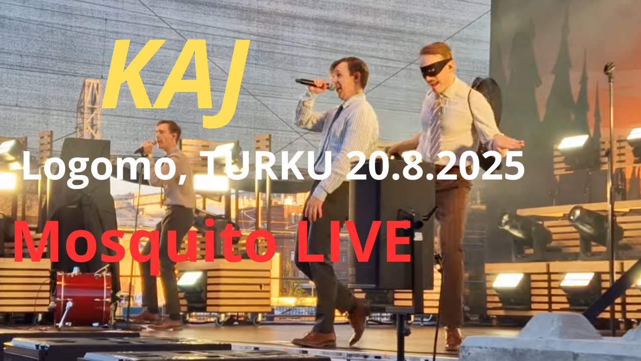 KAJ - Mosquito (Live in Turku, Finland @Logomon Terassikesä, 20.8.2025)