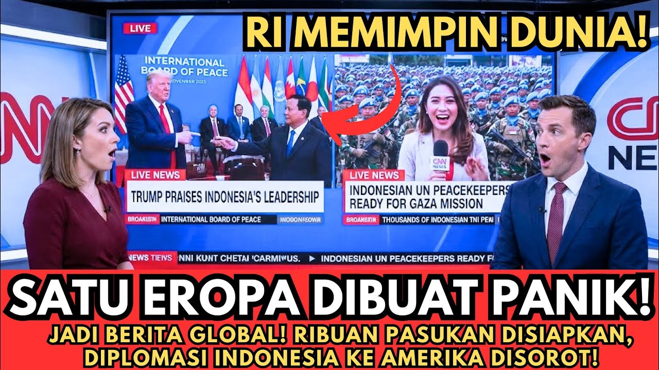 CUMA INDONESIA YANG BERANI! Ribuan Pasukan ke Gaza Disorot Dunia!