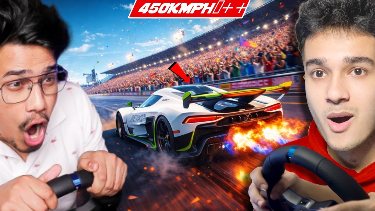 DRIVING GAMERFLEET's WORLD'S FASTEST CAR! 💸🤑 | Logitech G29
