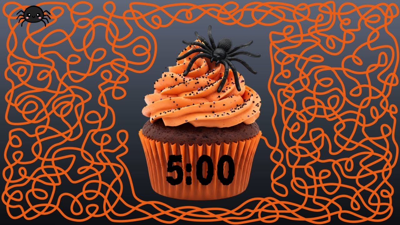 5 Minute Timer Bomb HALLOWEEN CUPCAKE