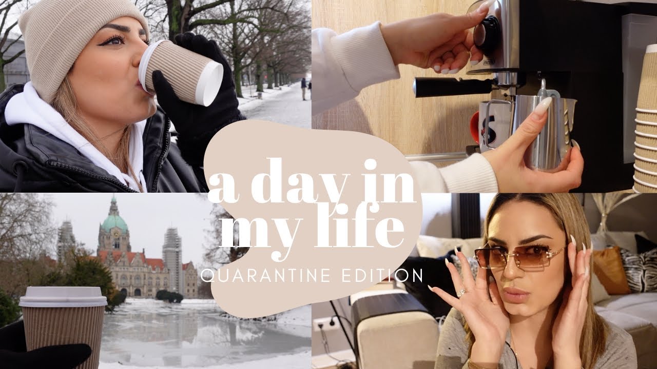 VLOG 01 ☁️ A day in my life - quarantine edition (cooking, cleaning, taking a walk)