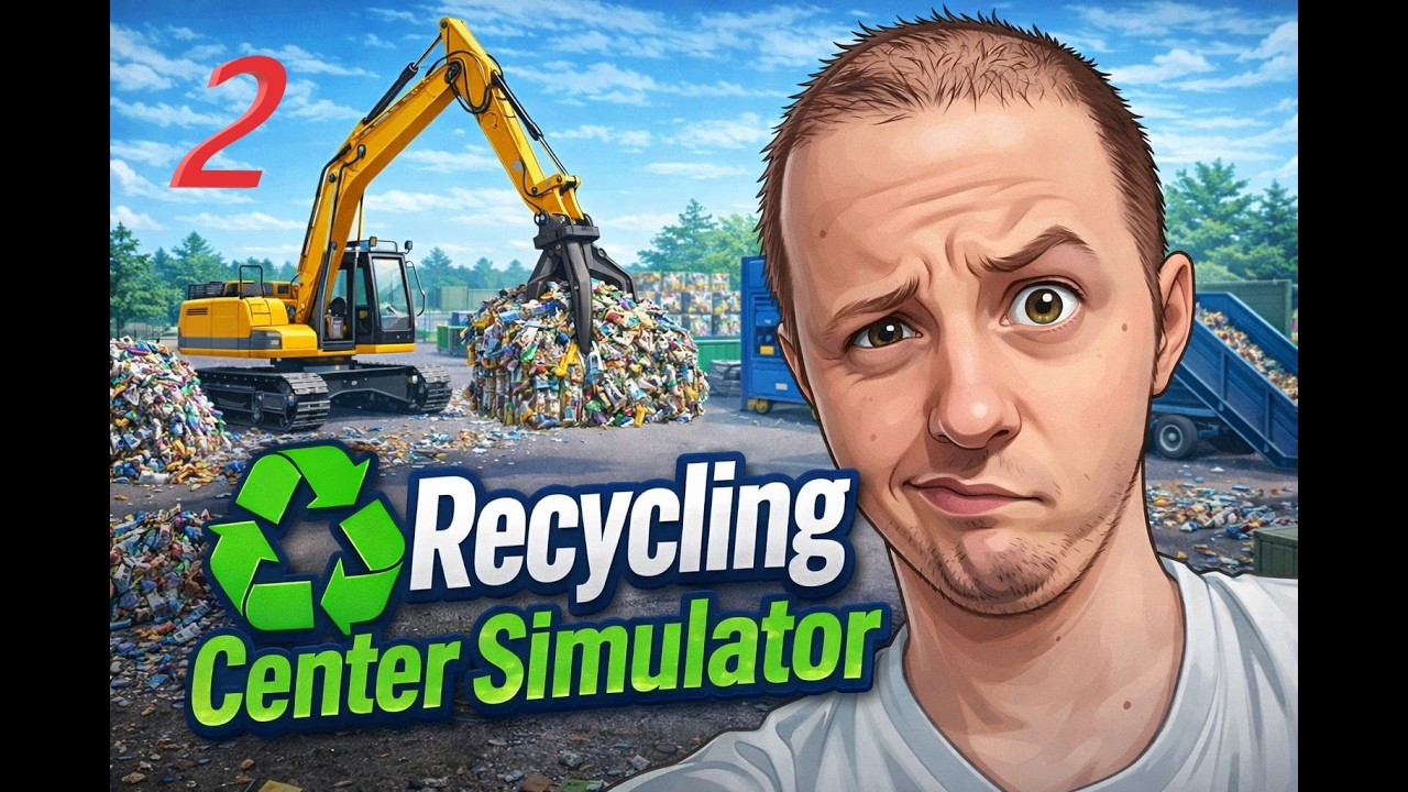 Recycling Center Simulator #2. Rész Milliomos leszek a szemétből?! 💰♻️