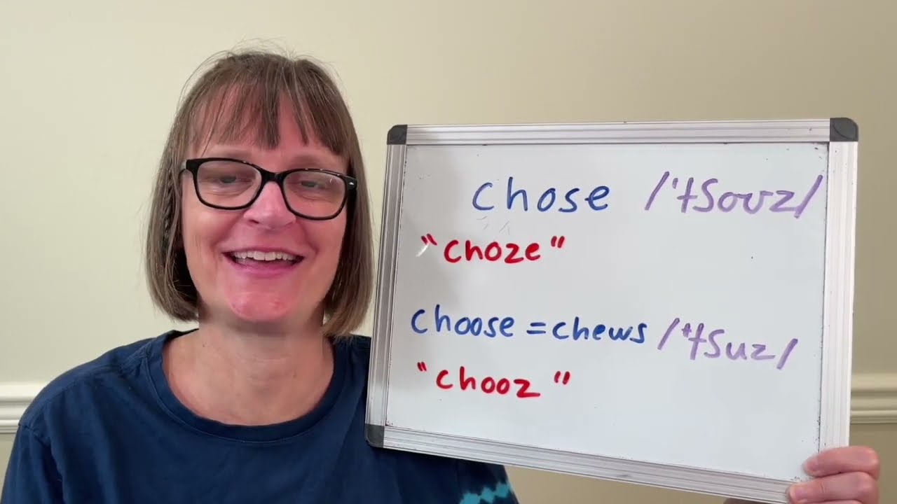 How to Pronounce Chose, Choose, Chews, Chosen and Frozen (Light Final /z/, Strong Linked /z/)