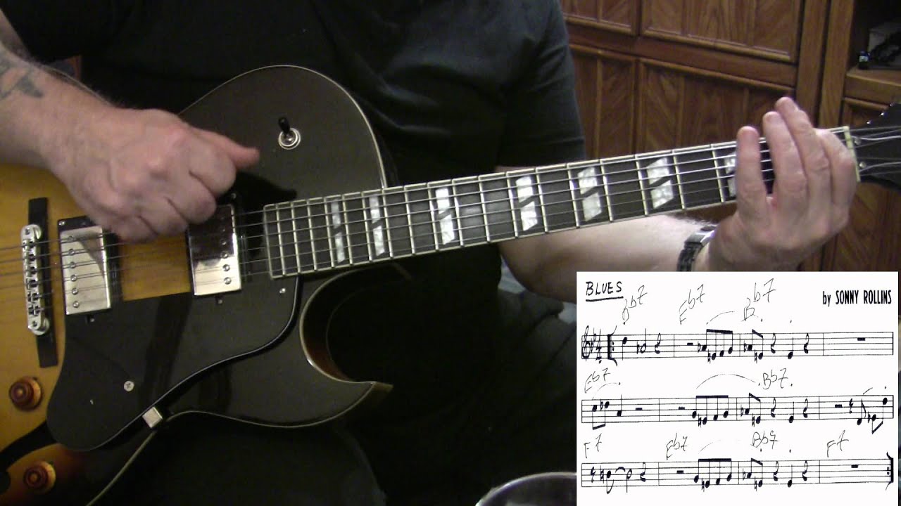 Blue Seven - guitar jazz blues cover - Yvan Jacques
