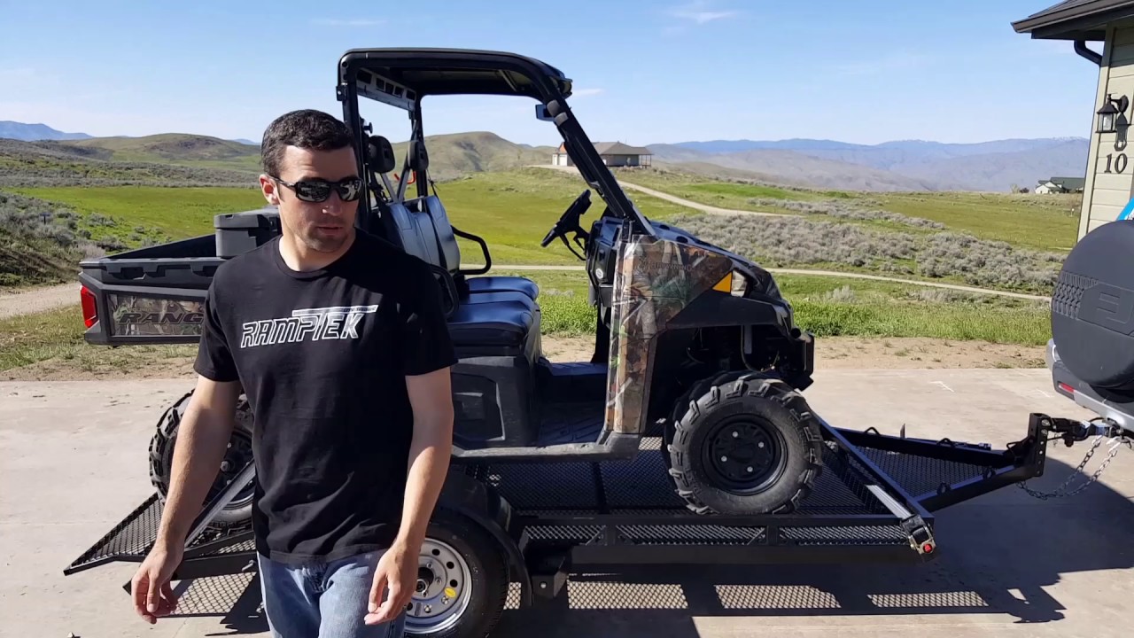Ramptek UTV trailer