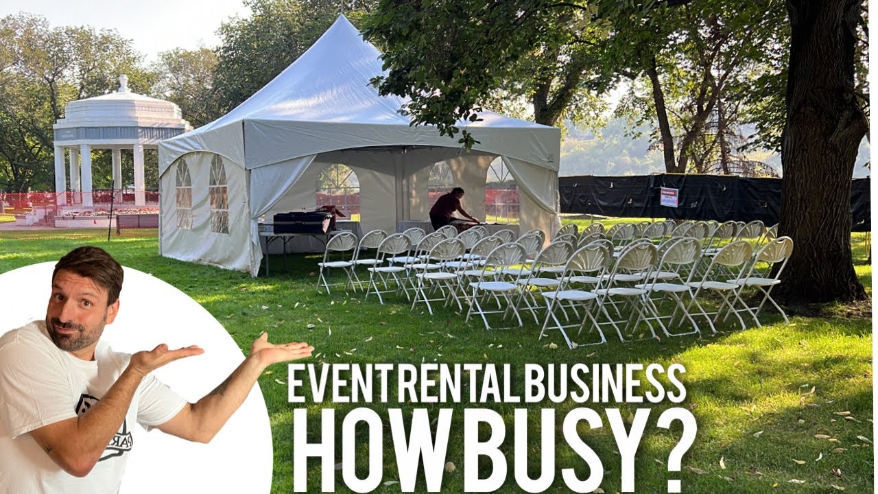 Is September Busy In A Party Rental Business? VLOG