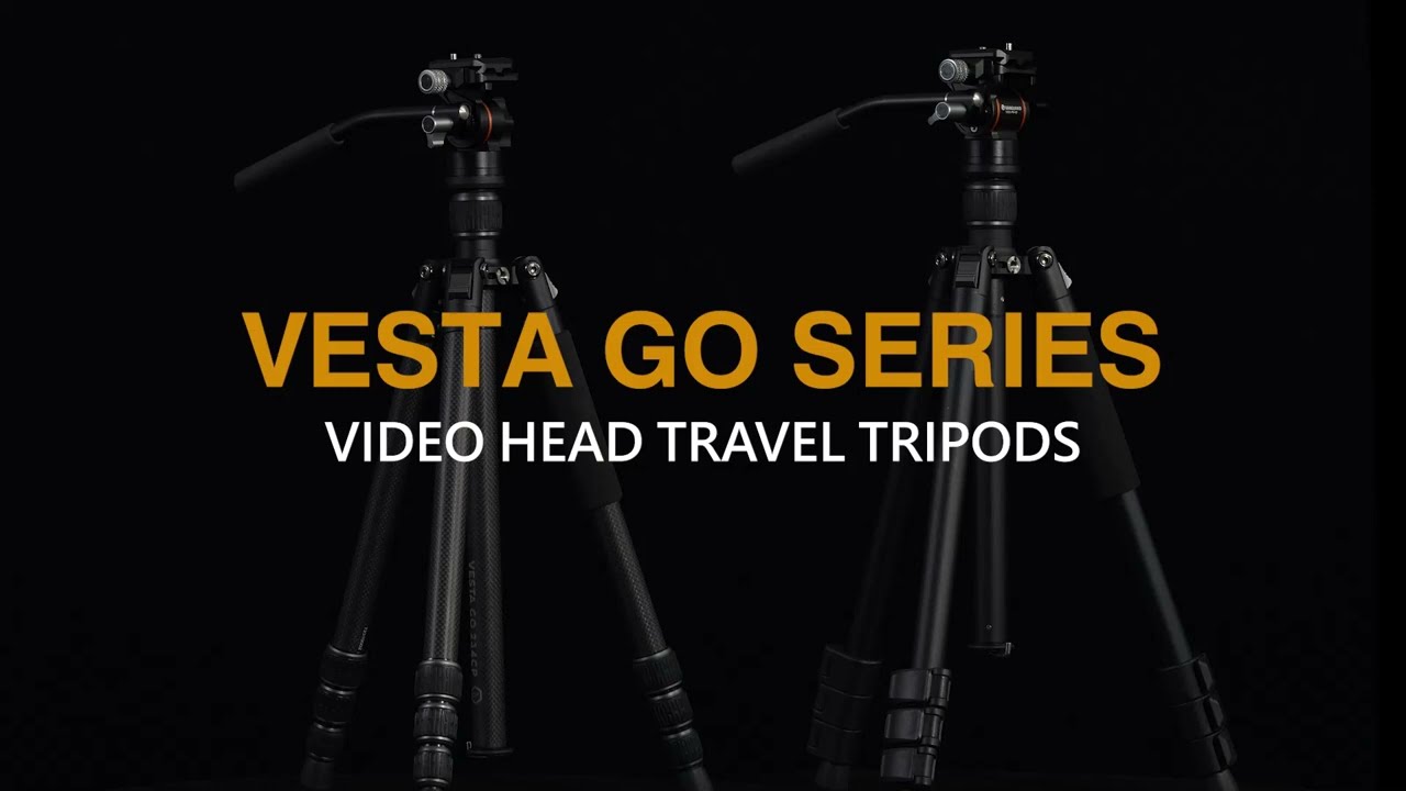 VESTA GO AV +CV  Reisestative mit Videokopf