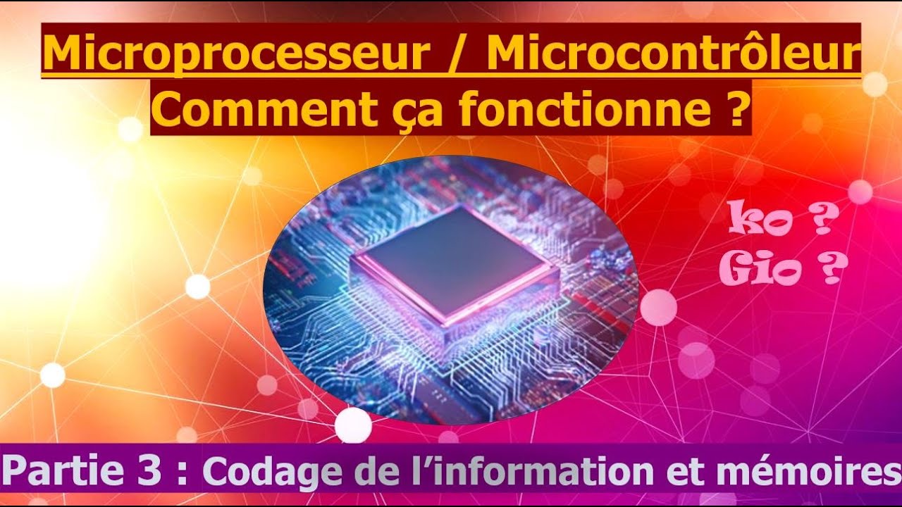 Mémoires et codage de l'information - Initiation aux Microprocesseurs / Microcontrôleurs
