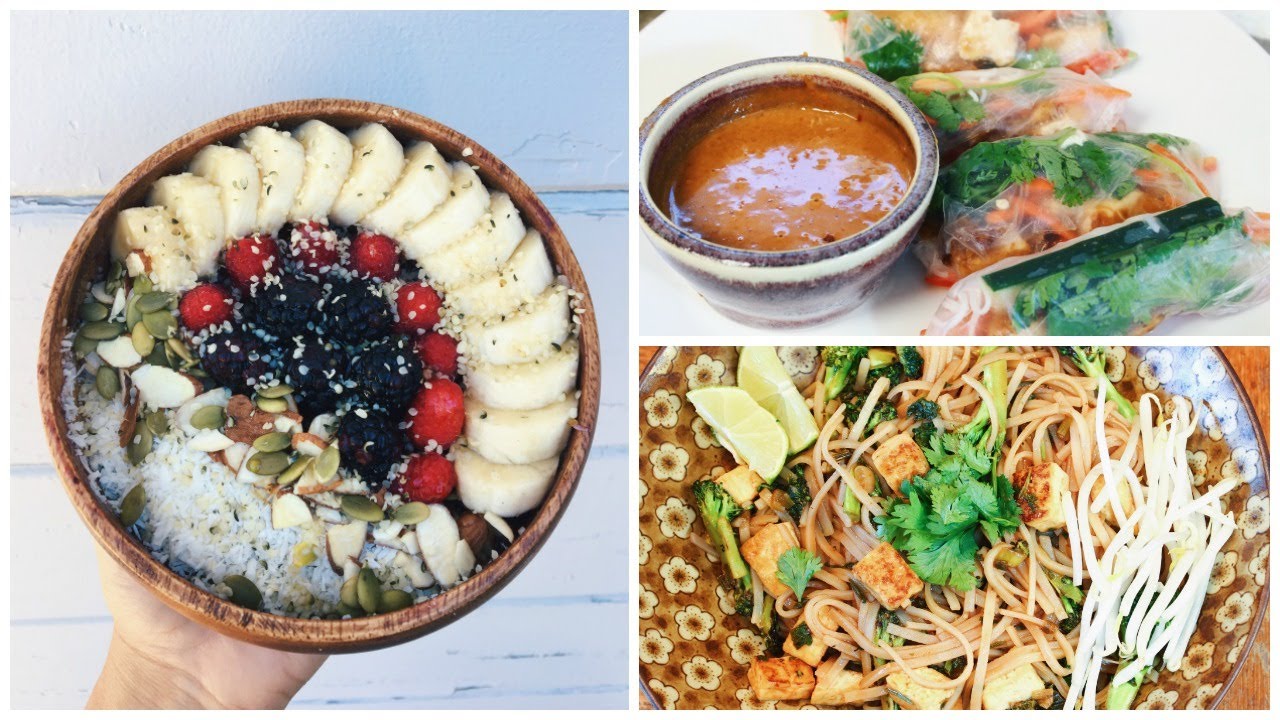 WHAT I EAT IN A DAY + HEALTHY VEGAN FOOD HAUL | ItsMandarin