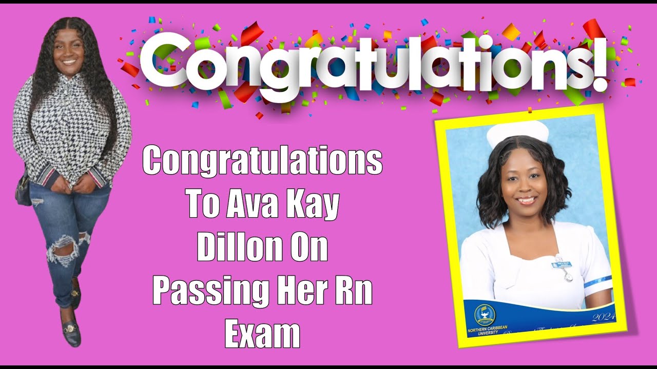 CONGRATULATIONS TO AVA KAY DILLON ON PASSING HER RN EXAM ❤️🙏