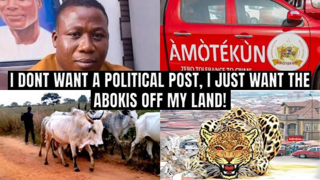 SUNDAY IGBOHO REJECTS PLEAS TO LEAD AMOTEKUN - STOP &pound;MBARA$$1NG ME, HE SAID
