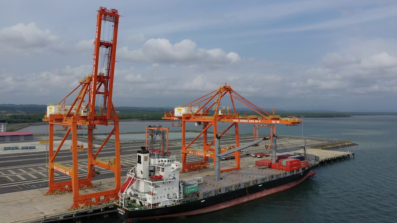 MAIDEN VESSEL AT POIC CONTAINER TERMINAL, LAHAD DATU