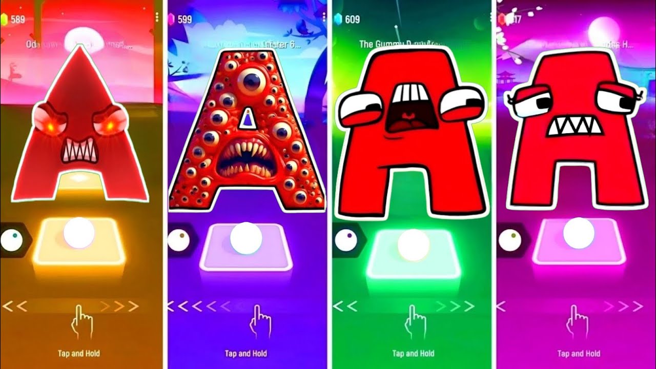 Evil Alphabet Lore 🆚 Alphabet Lore Monster 🆚 New Red Alphabet Lore. 🎶 Who Is Best?🎵 Tell We? 😍