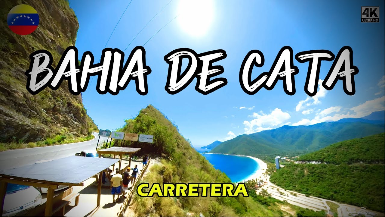 ¡LA COSTA DE ORO! Carretera a Bahia de Cata 🇻🇪 Venezuela en 4K. Driving Tour 2023.
