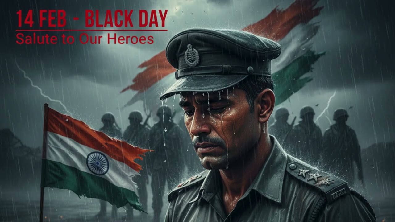 14 FEB – BLACK DAY | OFFICIAL TRIBUTE RAP | Pulwama Martyrs 🖤🇮🇳 | Veer Sur