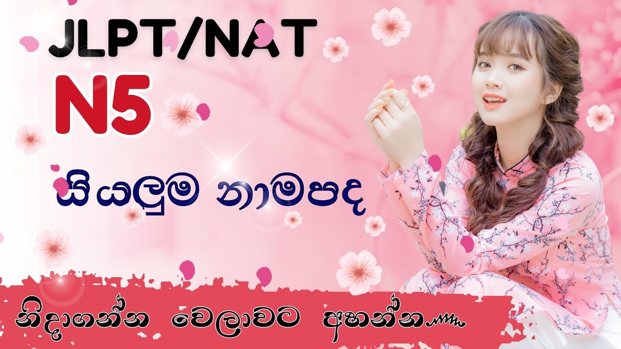 N5 නාමපද 400 එකදිගට |ජපන් වචන මතක තියාගන්න හොඳම විදිය|Japanese N5 vocabulary | Aiko japanese