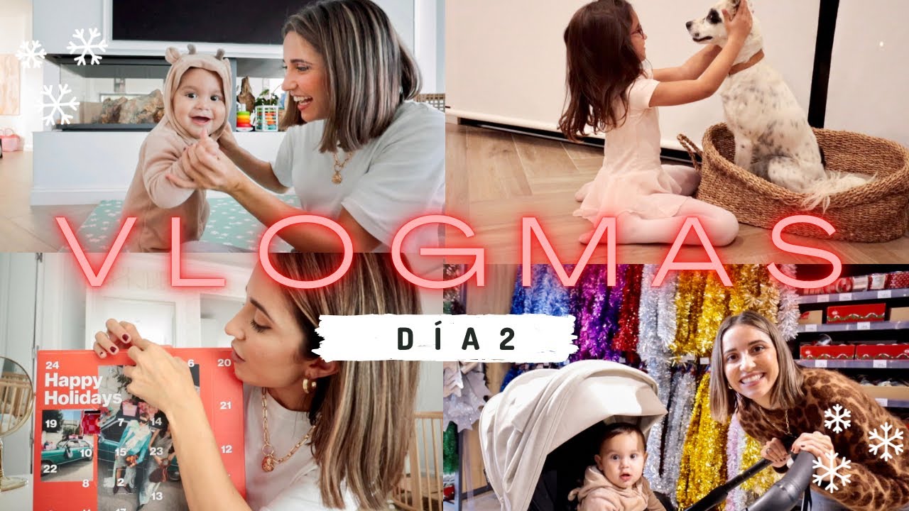 🎄VLOGMAS 2 🎄 COMPRAS navideñas con MI MAMI + vamos a CLASE de GALA + Noche de PELI en FAMILIA
