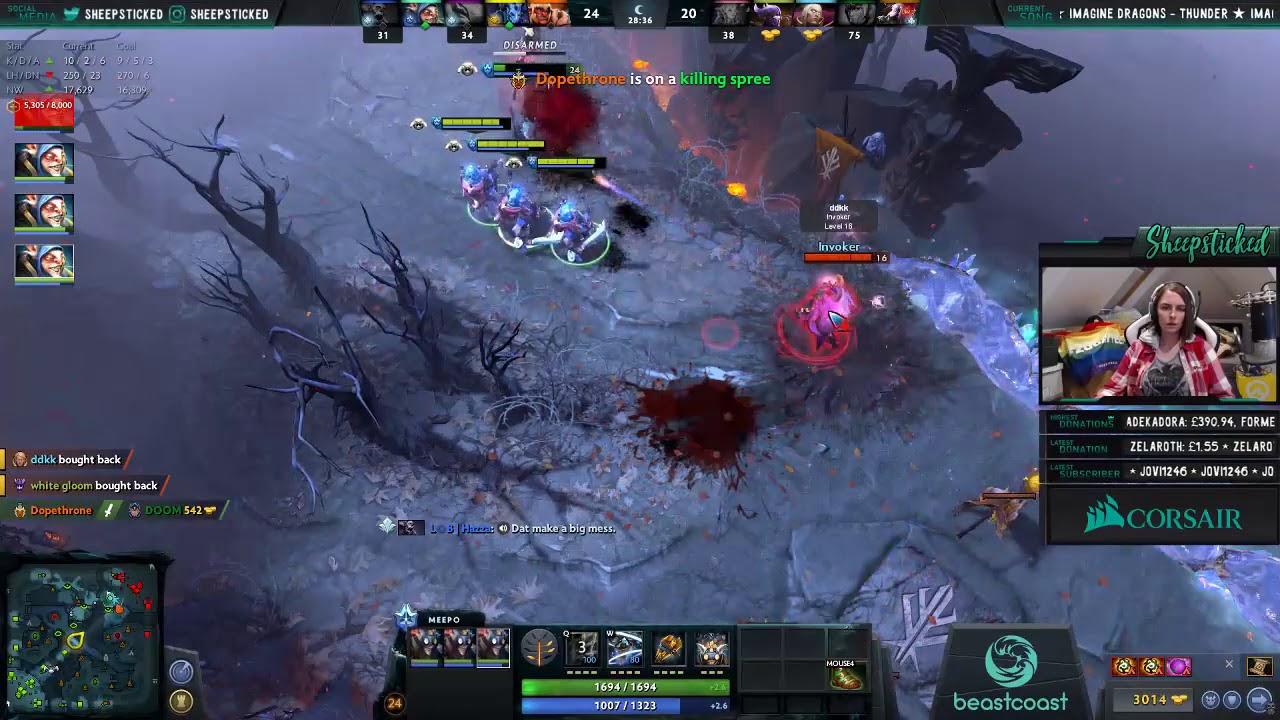 sheepsticked with the play