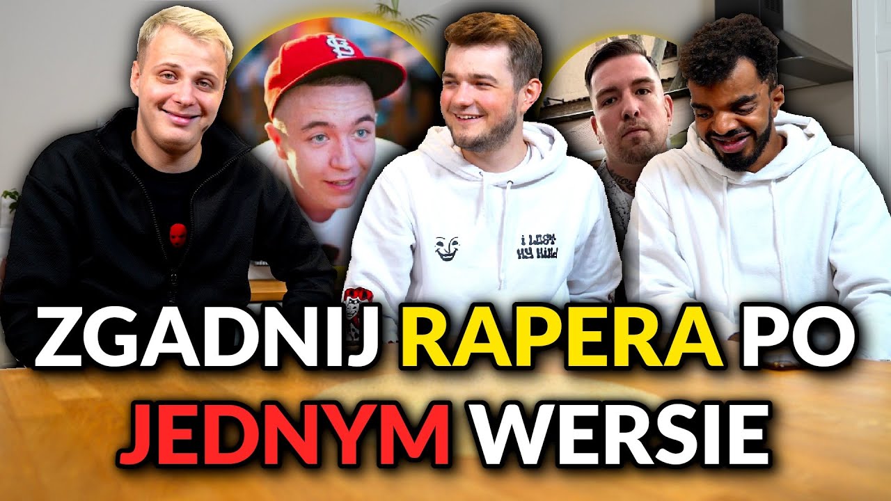 ODGADUJEMY RAPERA PO 1 WERSIE! część druga