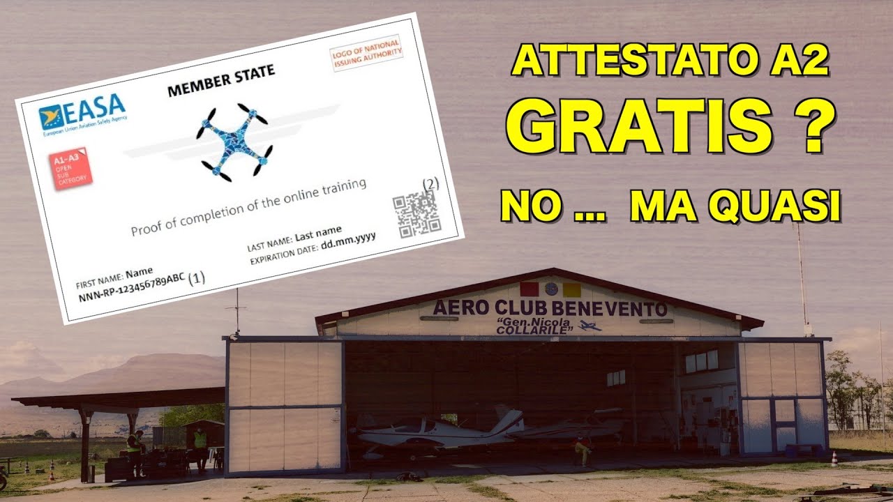 ATTESTATO A2 GRATIS ?... NO MA QUASI !!!