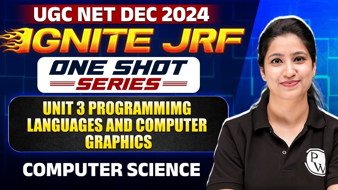 Unit 3 Programming languages & Computer Graphics | One shot Revision | UGC NET Computer | Puneet Mam