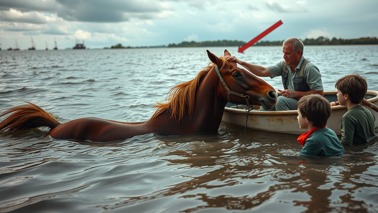 Billionaire’s Neighbor Discovers a Horse Left Behind After Devastating Flood What Happened Next