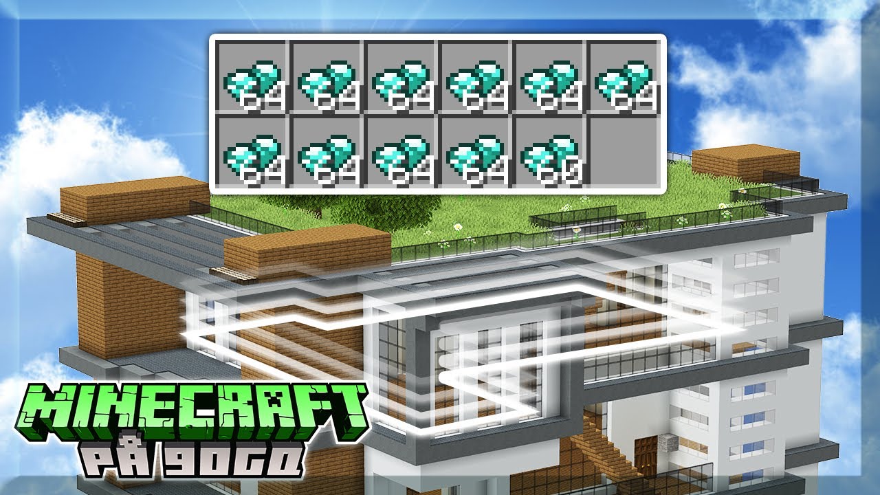700 DIAMANTER för ett kontor! - Minecraft på 90gQ S2 A75