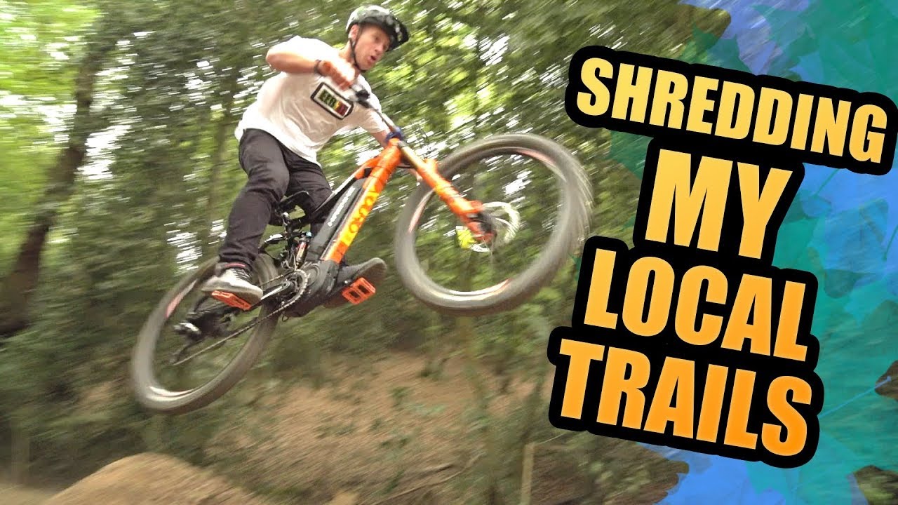 SHREDDING MY LOCAL MTB TRAILS!
