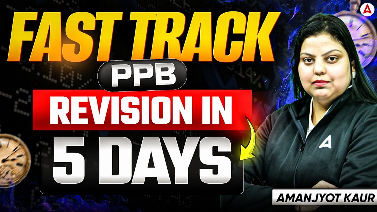 JAIIB PPB 5 Days Study Plan | JAIIB PPB Exam Strategy | JAIIB PPB English Medium | JAIIB PPB 2025