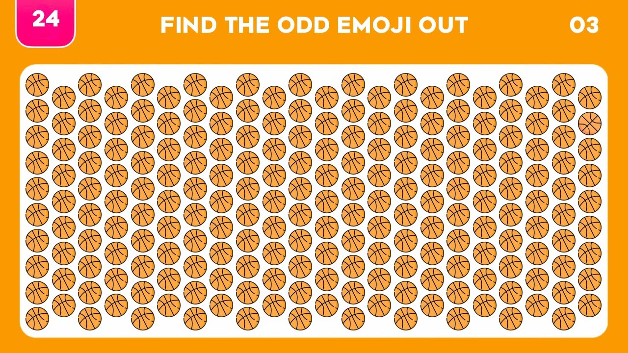 Find The Odd Emoji Out | Emoji Quiz