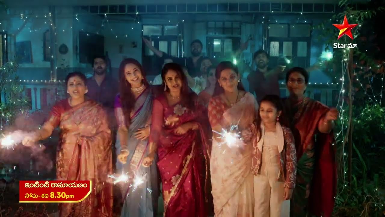 Intinti Ramayanam - Diwali wishes | 20th Oct 2025 | Mon - Sat at 8:30 PM | Star Maa