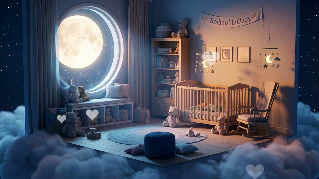🌙 Rainy Dreams 🌧️ Soft Lullaby for Baby Night Sleep 💤