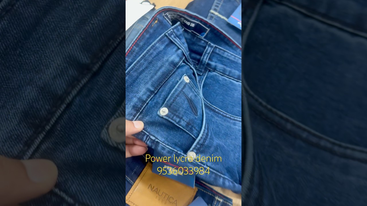 Lycra denim | full stretchable jeans | jeans made with Raymond fabric