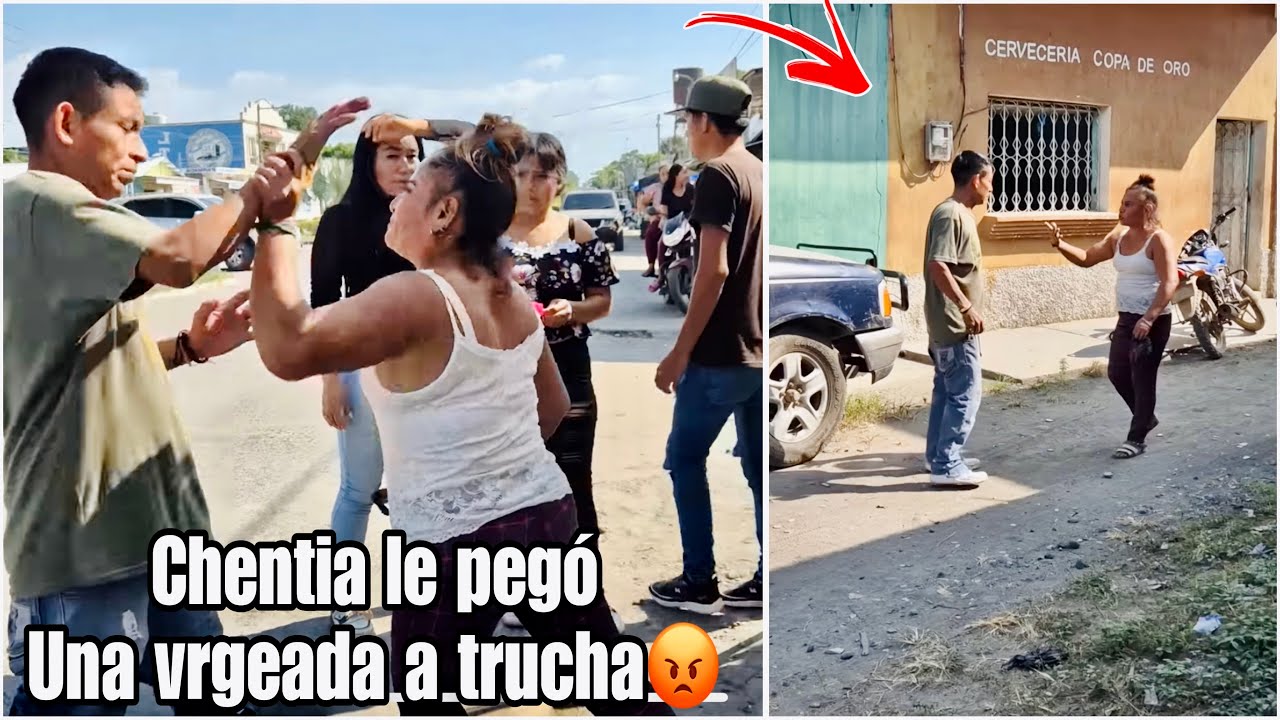 Chentia fue a encontrar a trucha en una cantina en medio de toda la gente armó tremendo vrgeo😱