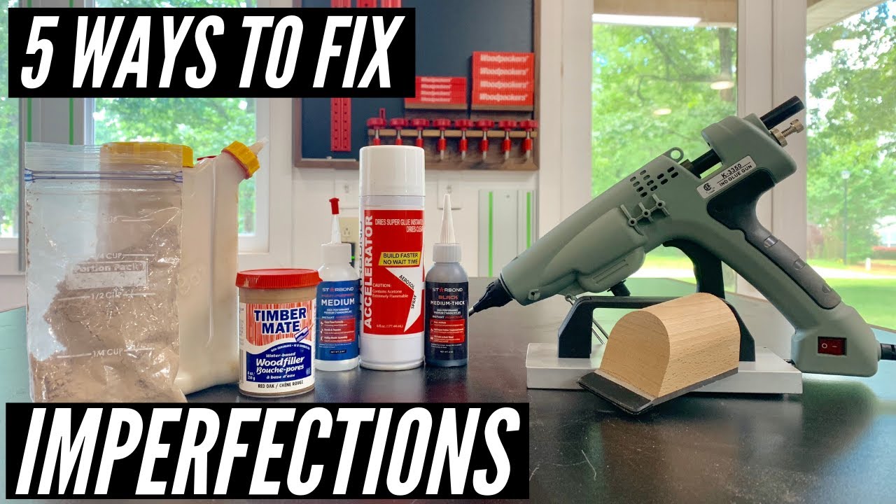 5 Ways To Fill Knots And Imperfections // WOODWORKING TIPS