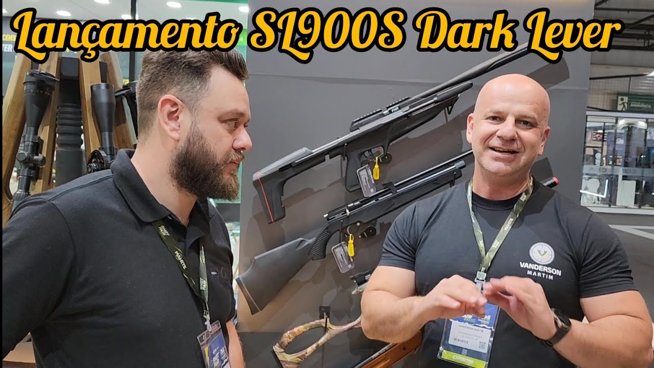 LAÇAMENTO CARABINA ARTEMIS SL900S DARK LEVER CALIBRES 5.5 E 4.5MM NA SHOT FAIR 2024 FXR ARMAS