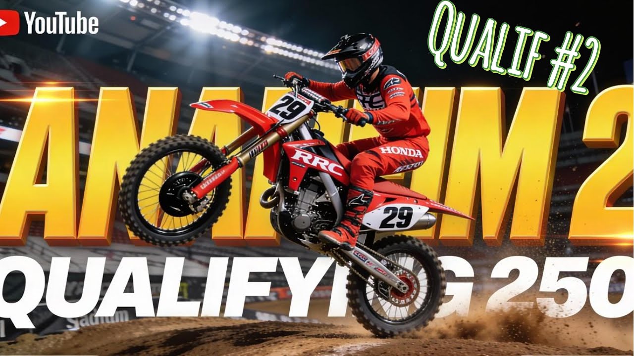 DEEGAN SOUS PRESSION ? 😱 Qualifs 2 (250SX) Anaheim 2   