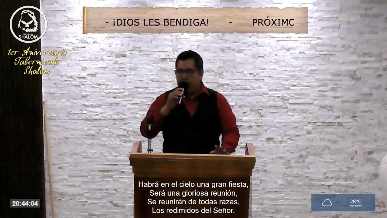 Sábado 23 agosto 2025 - Servicios especiales 1er aniversario Tabernáculo Shalom