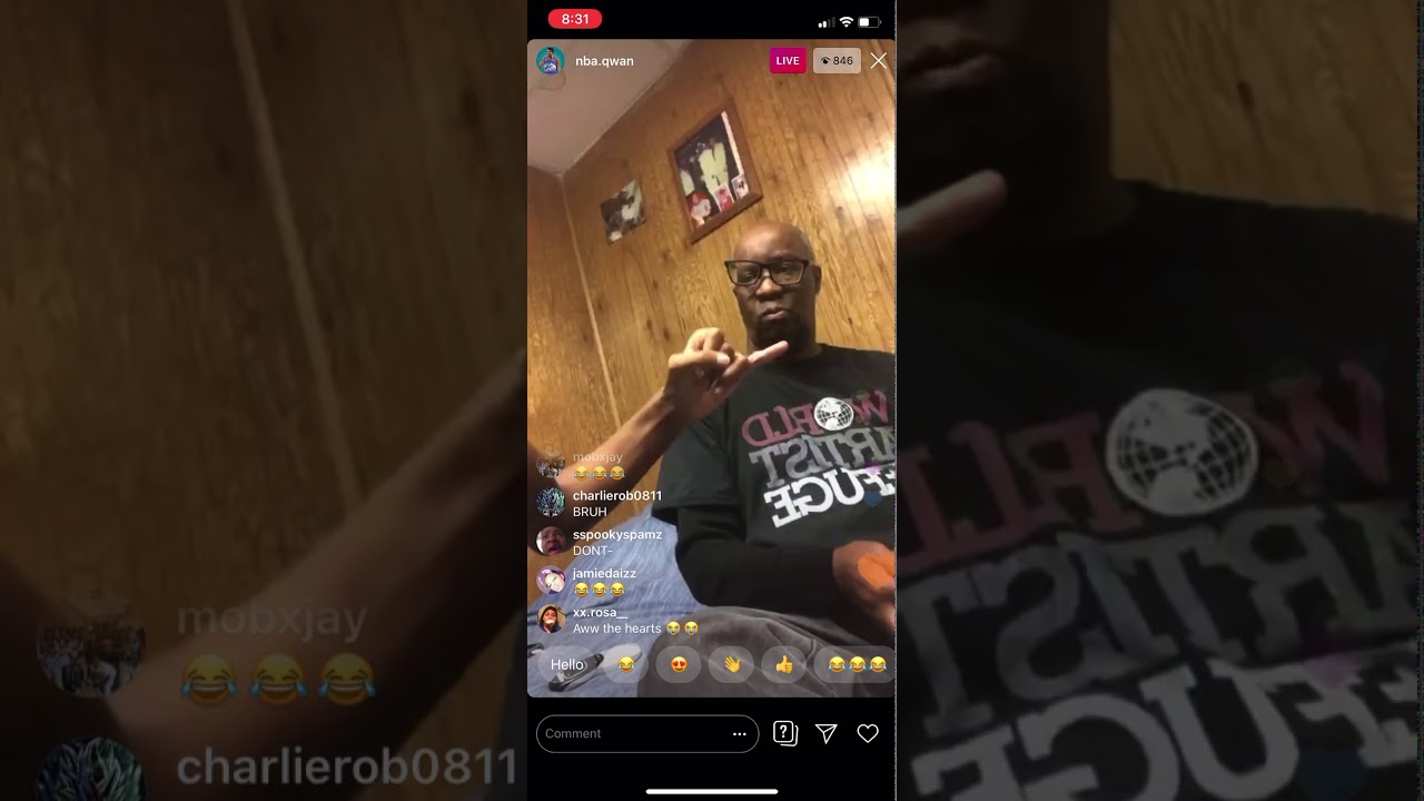 Nba qwan and auntie talking about cigarettes and drinking