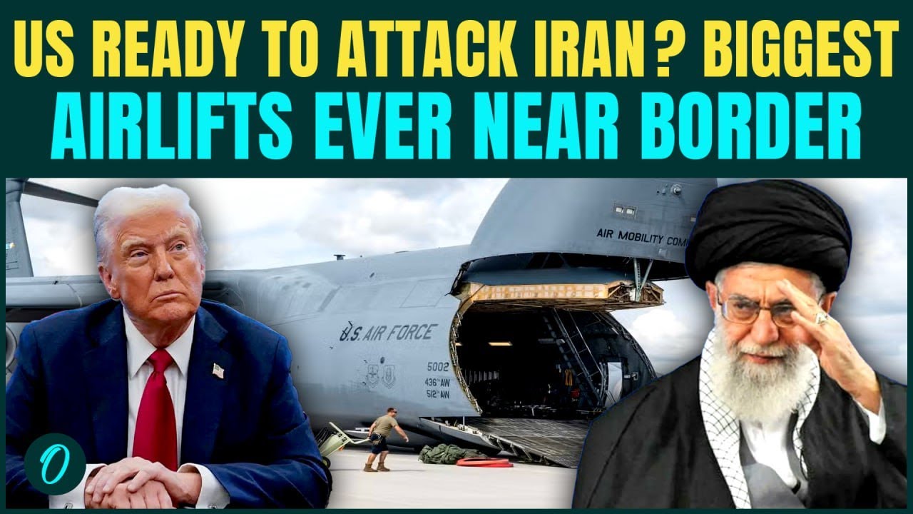 US Iran War: 100+ US’ DEADLY C-17/C-5M Heavy Airlifts GATHER Near Iran| US to BOMB Iran in 24 Hrs? 