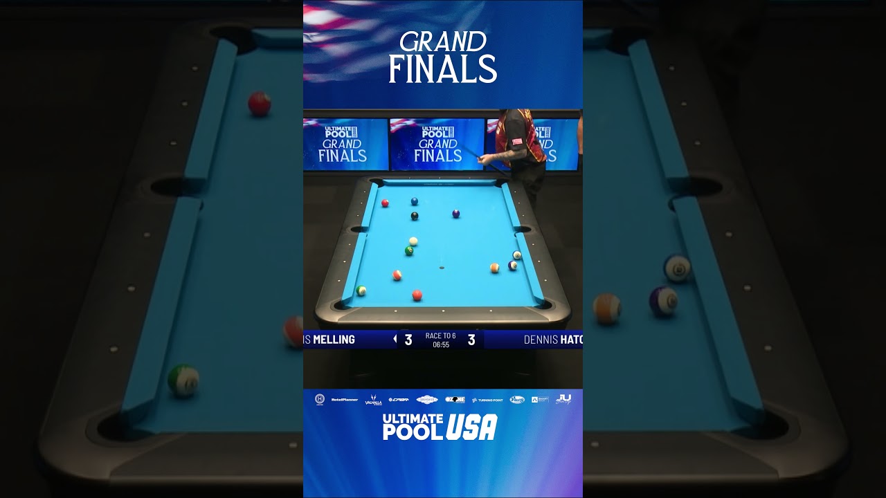 Меллинг делает это так легко! #UltimatePoolUSA #бильярд #8ballpool #UPL #pool