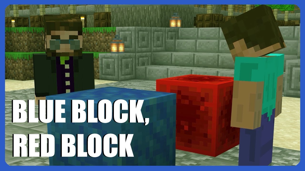 Red Block, Blue Block (A MINECRAFT Matrix Parody) | The Old World