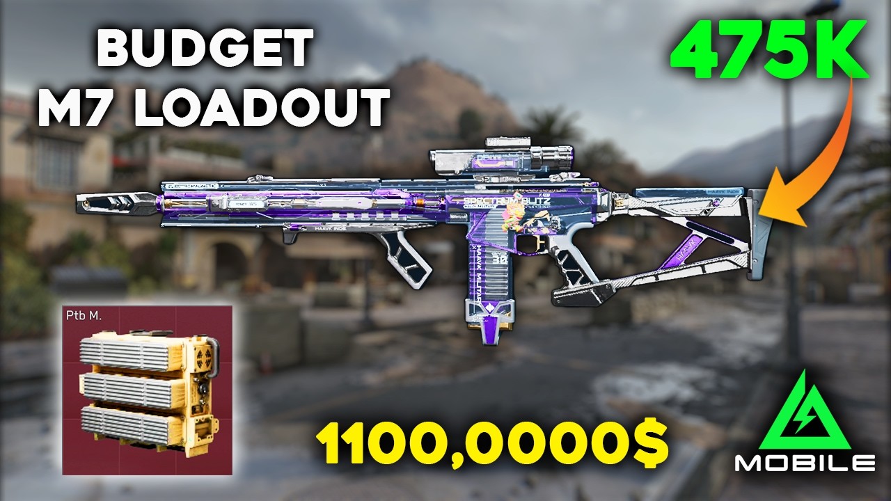 BEST LOW COST M7 Loadout ( Zero Recoil + Fast Kill Beast ) Delta Force Mobile