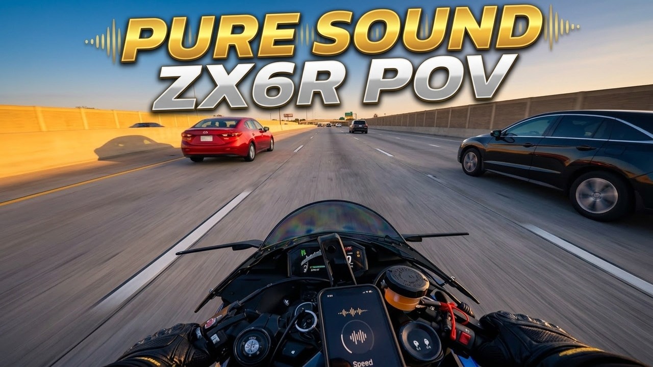 ZX6R En La Ciudad | PURE MOTOR SOUND POV