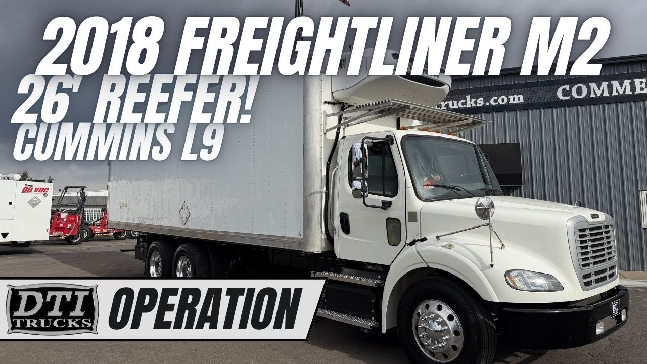 2018 Freightliner M2 Refrigerated 26' Box Truck!