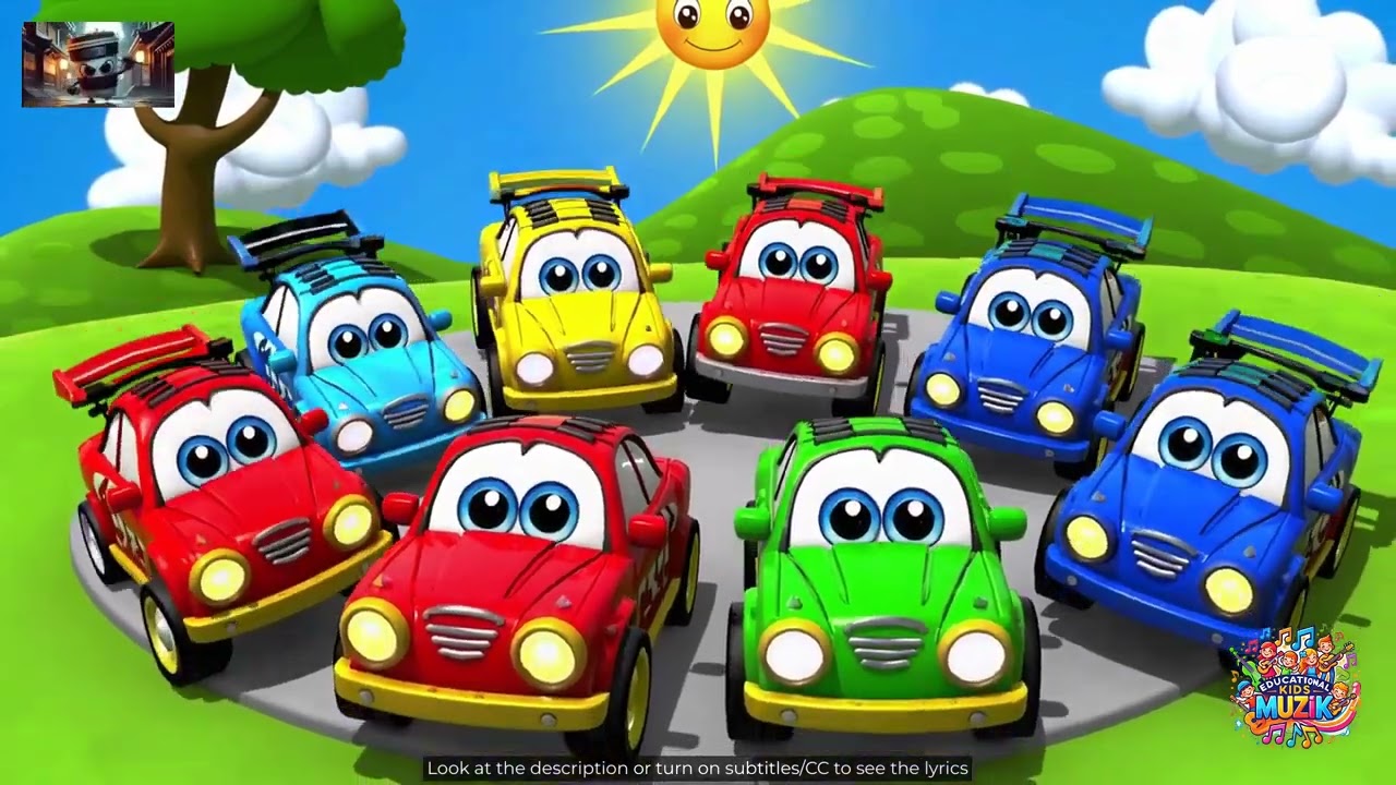 My Little Toy Cars Go Zoom! 🎵 English Kids Song about Toy Cars 🎵 Objects Song 