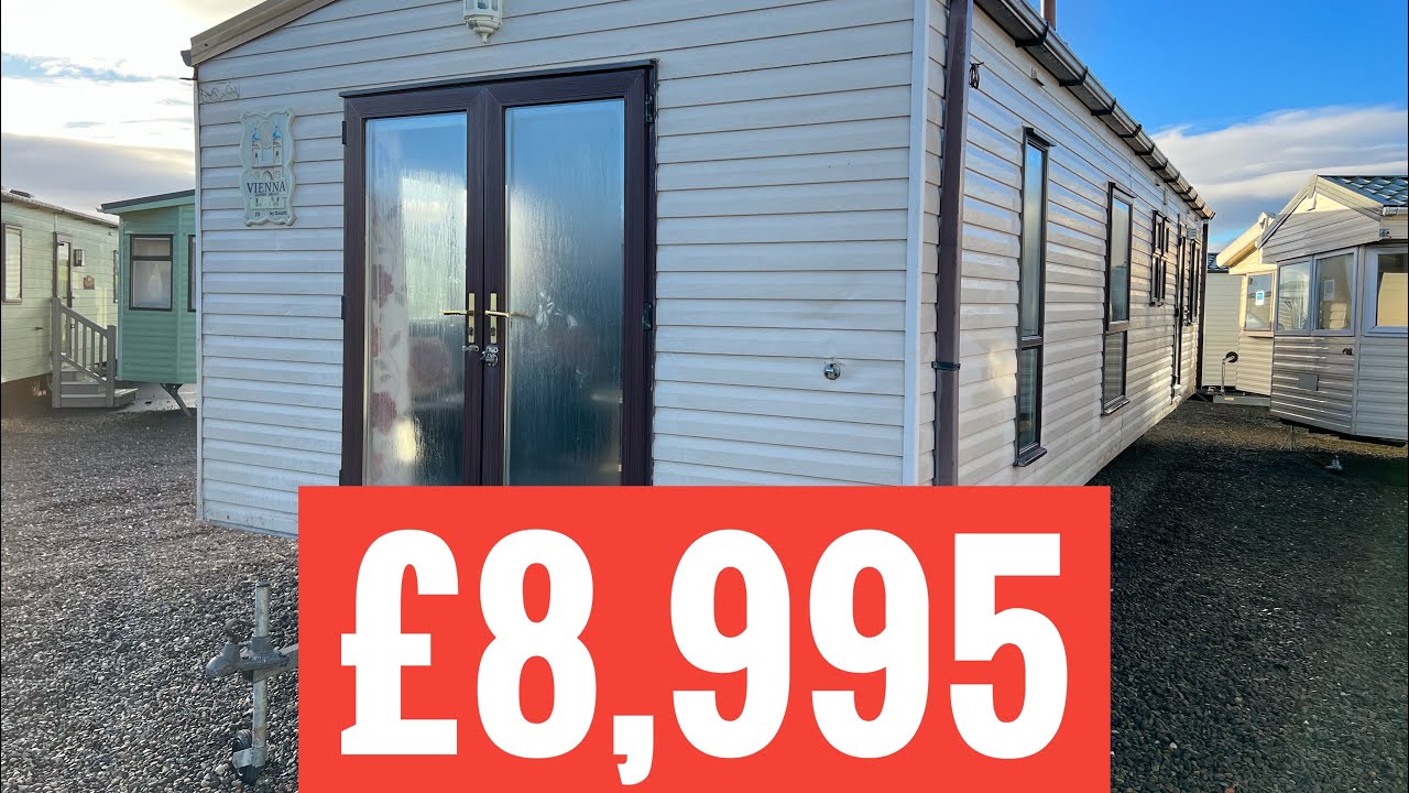Offsite static caravan for sale Scotland double glazed & central heated Cosalt Vienna 38x12 3 bed