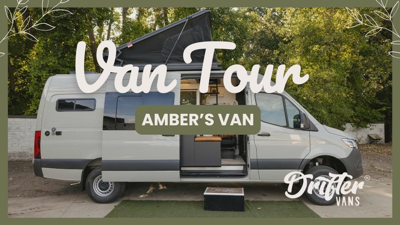 Amber’s Custom Van Tour | Pop Rack Setup & Features